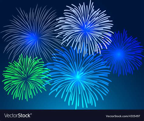 Fireworks background Royalty Free Vector Image