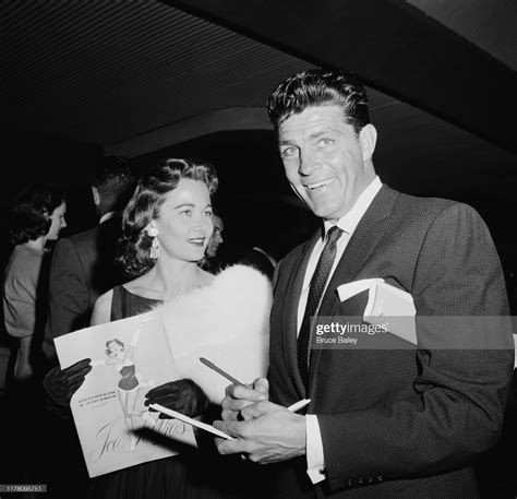 American actor Dale Robertson with his wife Frederica Jacqueline... in ...