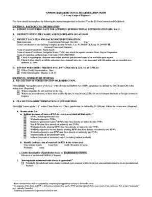 Fillable Online Mvn Usace Army Final Jd Basis Form Doc Mvn