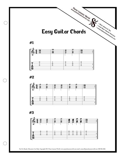 Guitar Worksheets Printable Word Searches