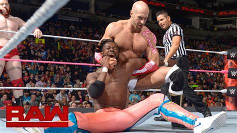 The New Day Vs Cesaro And Sheamus Raw Oct 24 2016 Youtube