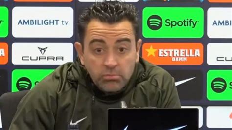 Xavi La L A Con Su Frase Sobre El Cl Sico Y La Champions Menos Mal