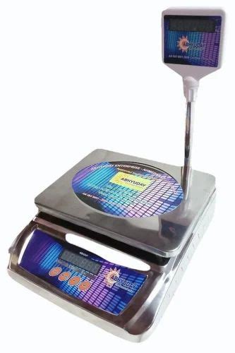 Abhyuday Stainless Steel Ss Weighing Scale Size Mm Model Name