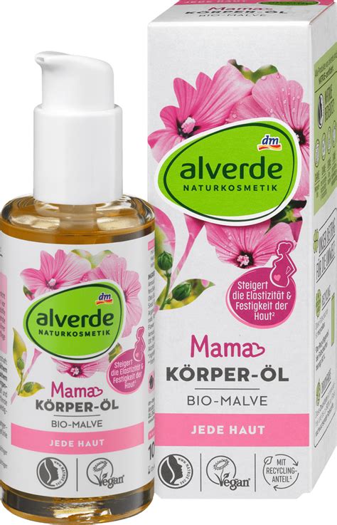 alverde NATURKOSMETIK Mamaglück ulei de corp eco 100 ml cumpără