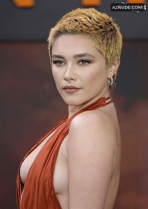 Florence Pugh Flaunts Her Sexy Tits At London Premiere Of Oppenheimer