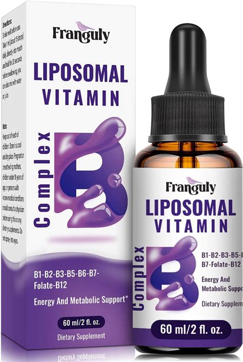 Amazon Liposomal Vitamin B Complex Liquid Sublingual B Complex