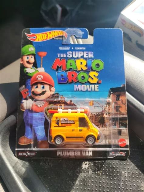 HOT WHEELS PREMIUM The Super Mario Bros Movie Plumer Van 11 38