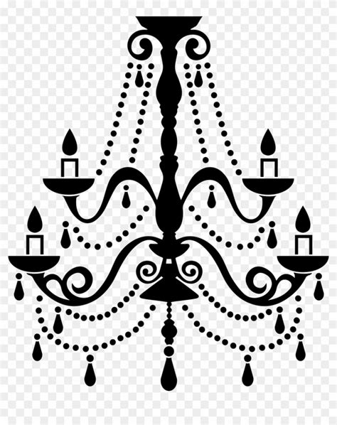 Png File Svg Chandelier Silhouette Clip Art Transparent Png