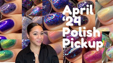 APRIL 2024 Polish Pick Up Theme Video Games Live Swatches YouTube