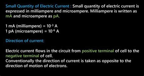 small quantity  electric current small quantity  electric current