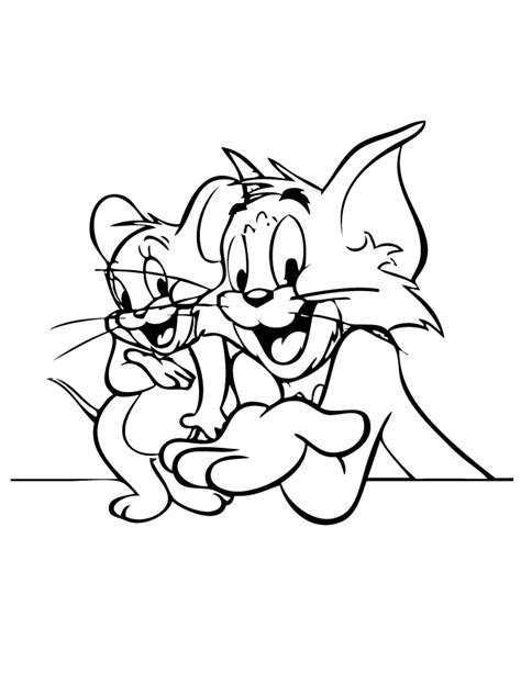 Tom And Jerry Coloring Pages Free Printable Coloring Sheets