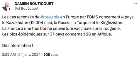 R Surgence De La Rougeole En Europe Faut Il Sinqui Ter