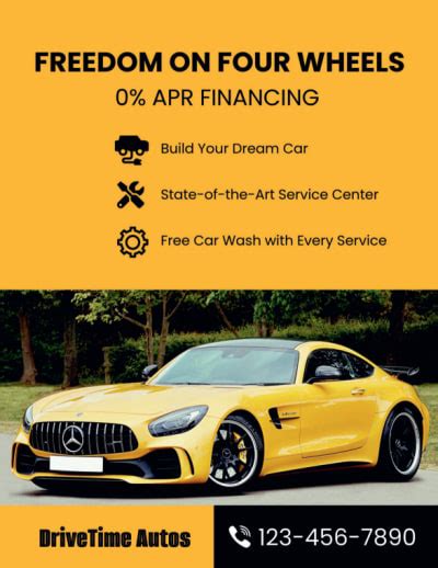 Car Dealer Flyer Templates | MyCreativeShop