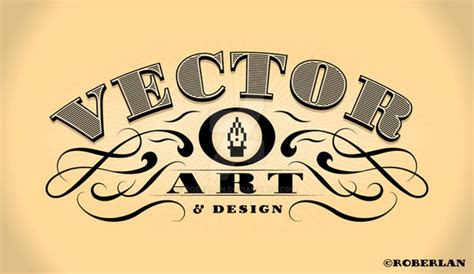 Vintage Vector Art Lettering By Roberlan On Deviantart