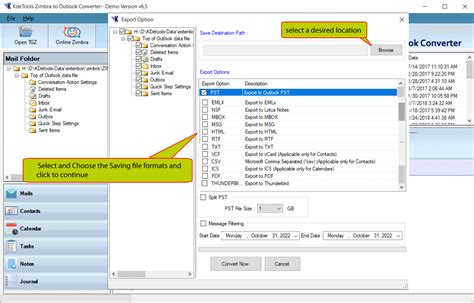 Free Methods To Export Zimbra Mails To Pst Office Gmail