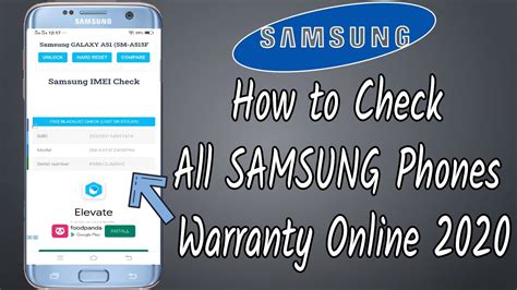 How To Check All Samsung Mobile Warranty Online 2020 YouTube