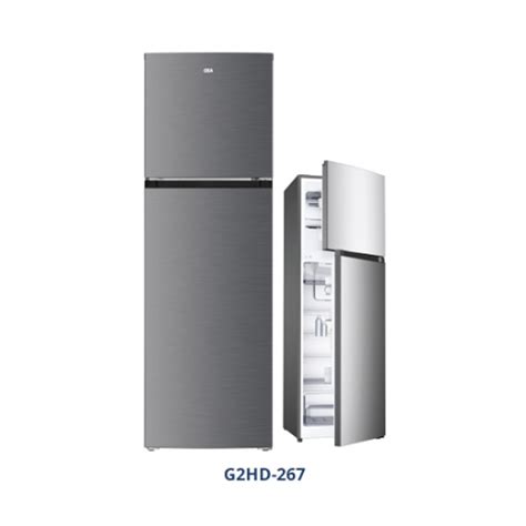 Jual GEA G2HD 267 Kulkas 2 Pintu Inox Top Mount Fridge Freezer No