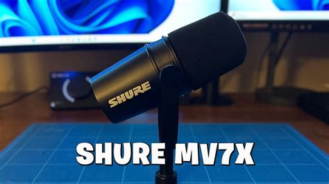 I Bought A New Microphone Shure MV7X Unboxing And Review YouTube