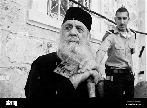 Church Jerusalem Israel Coptic Banque D Images Noir Et Blanc Alamy