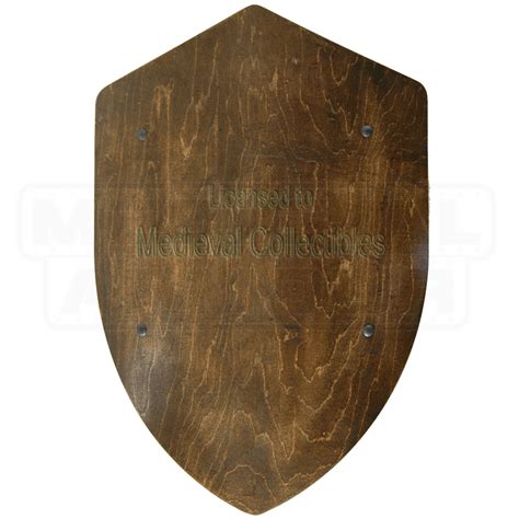 Dark Finished Wooden Battle Shield S147 By Medieval Armour Leather