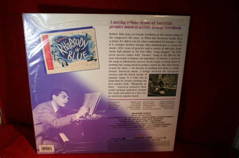 Laserdisc Z Rhapsody In Blue Robert Alda Joan Leslie Alexis Smith