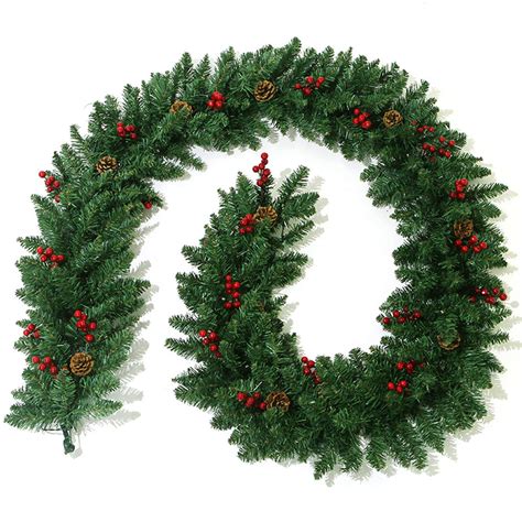 Cehvom 27 Meters New With Lights Rattan Christmas Decorations Pvc