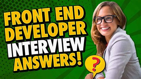 Front End Developer Interview Questions Answers How To Pass A Front