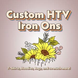 Custom Iron on Print for T-shirt, Hoodie, Etc DIY Iron on Shirt Designs ...