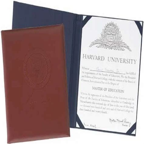 Certificate Holder High Quality Pu Leather Certificate Holder