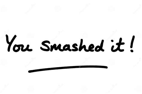 You Smashed It Stock Illustration Illustration Of Smashed 215883204