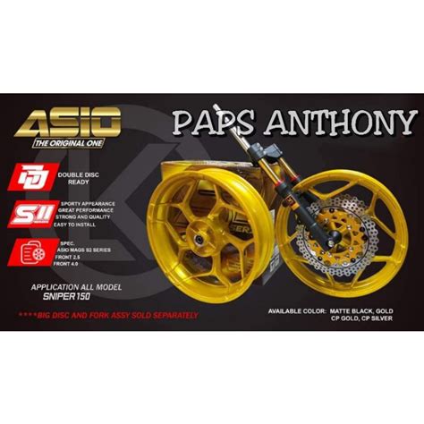 ASIO MAGS DUAL DISC READY FOR SNIPER155 SNIPER150 Shopee Philippines