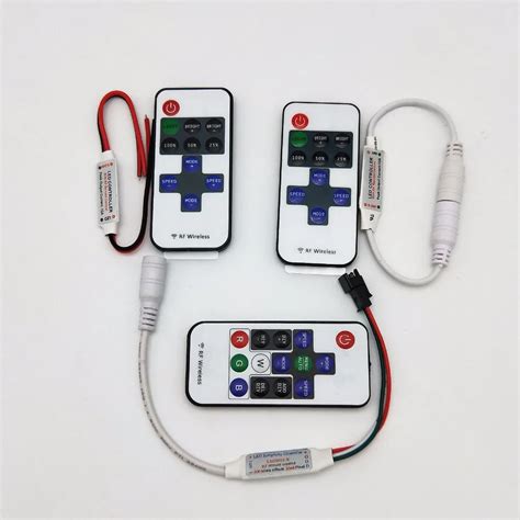 Aliexpress Buy Dc V Wireless Mini Led Controller Dimmer Key