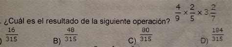 Cuál es el resultado al realizar la siguiente operación 4 92 53 2 7