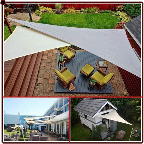 Voile D Ombrage Toile Ombrage Triangulaire Auvent De Terrasse Fermeture