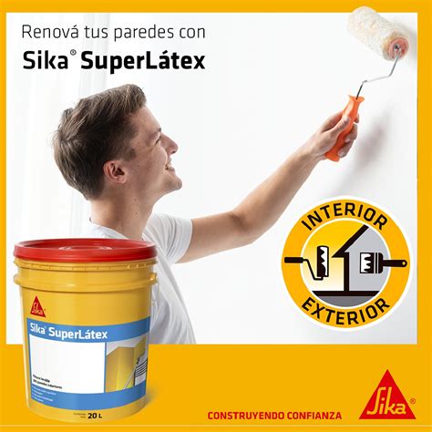 Pintura L Tex Lavable Antihongo Superlatex Sika Int Ext Lt