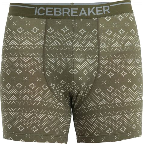 Icebreaker Merino 150 Anatomica Boxers First Snow Mens Mec