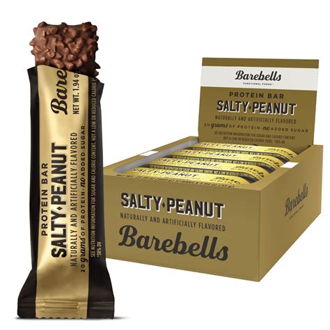 Barebells Protein Bars With 20g High Protein 1 9oz Bars Salty Peanut 12 Count