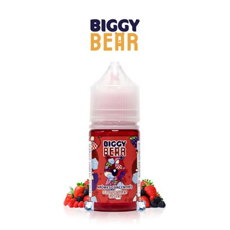 Concentr Fruits Rouges Givr S Ml Biggy Bear Vape Industry