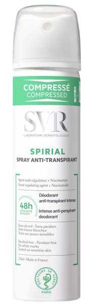 SVR Спрей антиперспирант Spirial Spray Anti transpirant 75 мл купить