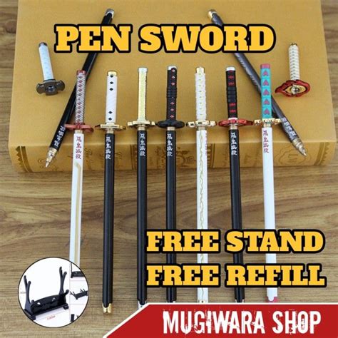 COD Pena Gel Pedang Nichirin Pulpen Anime Demon Slayer Kimetsu No Yaiba