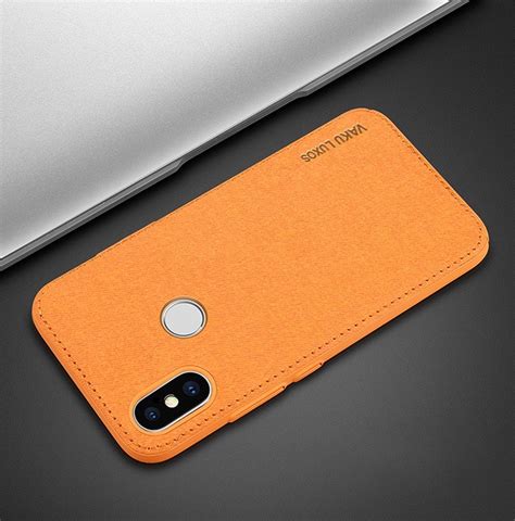 Vaku ® Xiaomi Redmi Note 6 Pro Luxico Series Hand Stitched Cotton