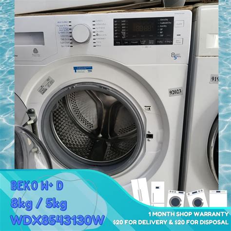 Beko Washer Dryer Kg Kg Wdx W Tv Home Appliances