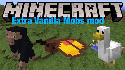 Minecraft Extra Vanilla Mobs Mod YouTube