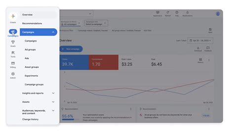 google ads introduces  streamlined design
