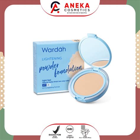 Jual WARDAH LIGHTENING POWDER FOUNDATION LIGHT FEEL BEDAK YANG