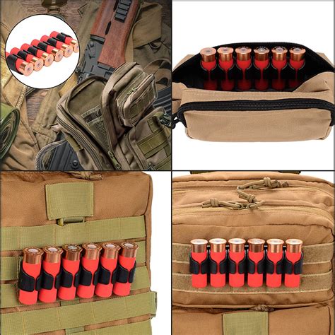 Shotgun Shell Holder Side Saddle For 12 Gauge 2 Pack Shotshell Carrier