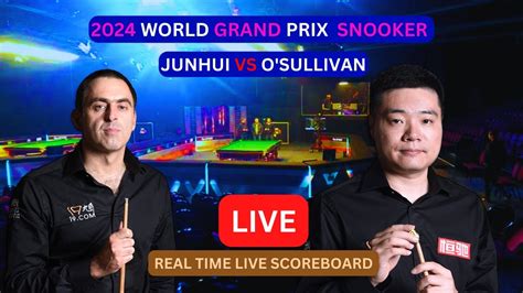 Ronnie O Sullivan Vs Ding Junhui LIVE Score UPDATE Today Semis 2024