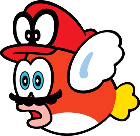 File Smo Artwork Captured Cheep Cheep Png Super Mario Wiki The Mario