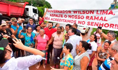 Wilson Lima Assina Ordem De Servi O Para Recuperar Estrada E Inspeciona