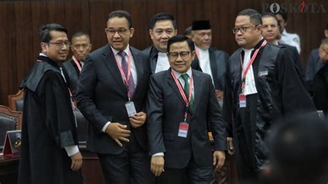 MK Tolak Gugatan Anies Muhaimin Soal Sengketa Pemilu 2024 Poskota